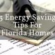 3 energy saving tips for FLorida Homes